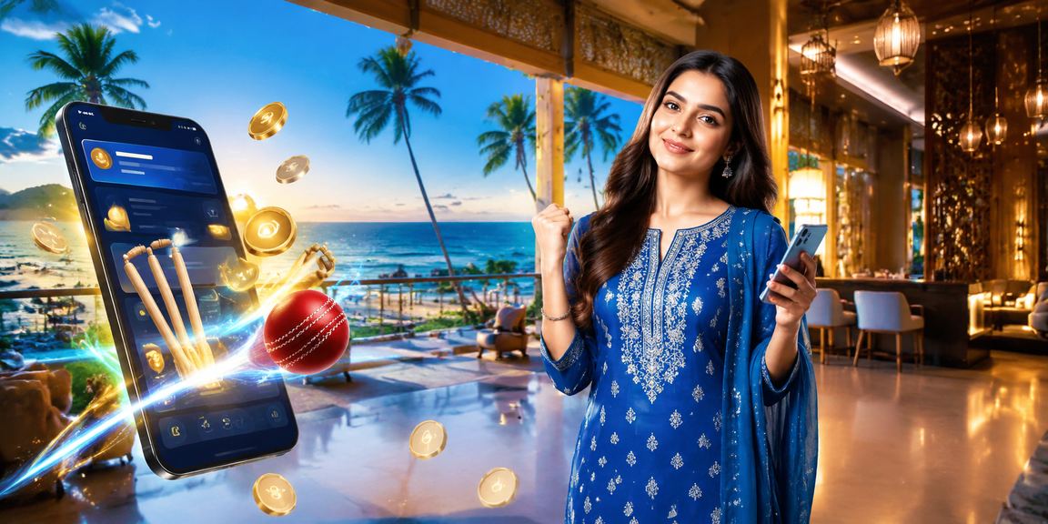 সেন্ট মার্টিনে সালোয়ার কামিজ পরা নারী ক্রিকেট বেটিং উপভোগ করছেন