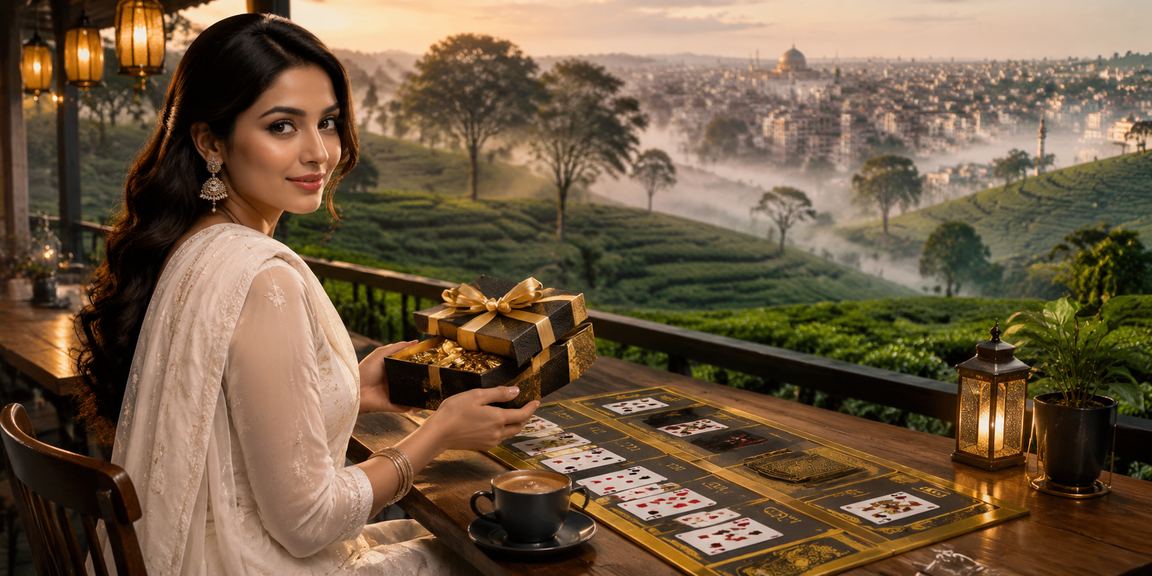 সিলেটের চা বাগানে আন্দার বাহার কার্ড গেমের দৃশ্য